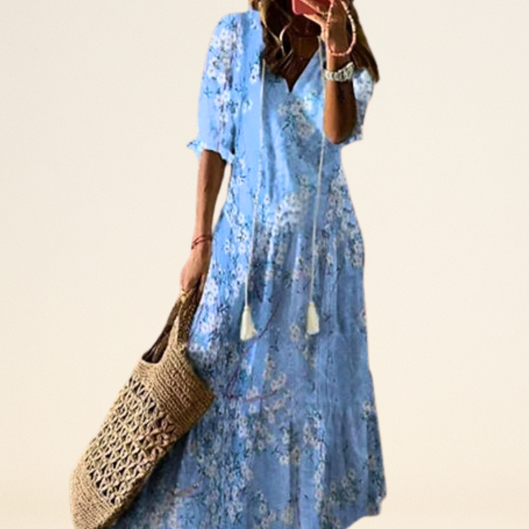 Yolly – Sukienka boho z nakryciem brzuszka