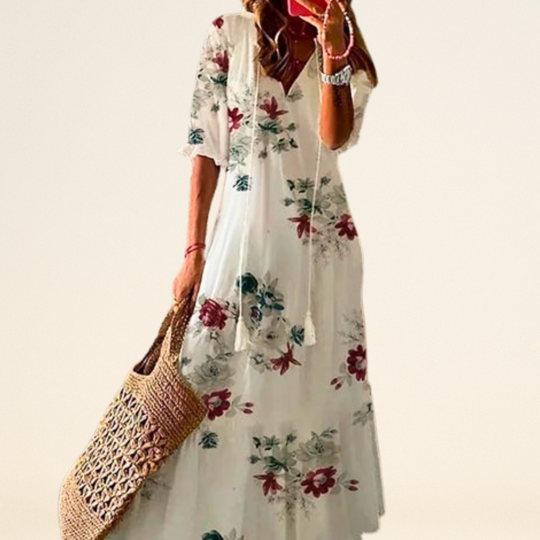 Yolly – Sukienka boho z nakryciem brzuszka