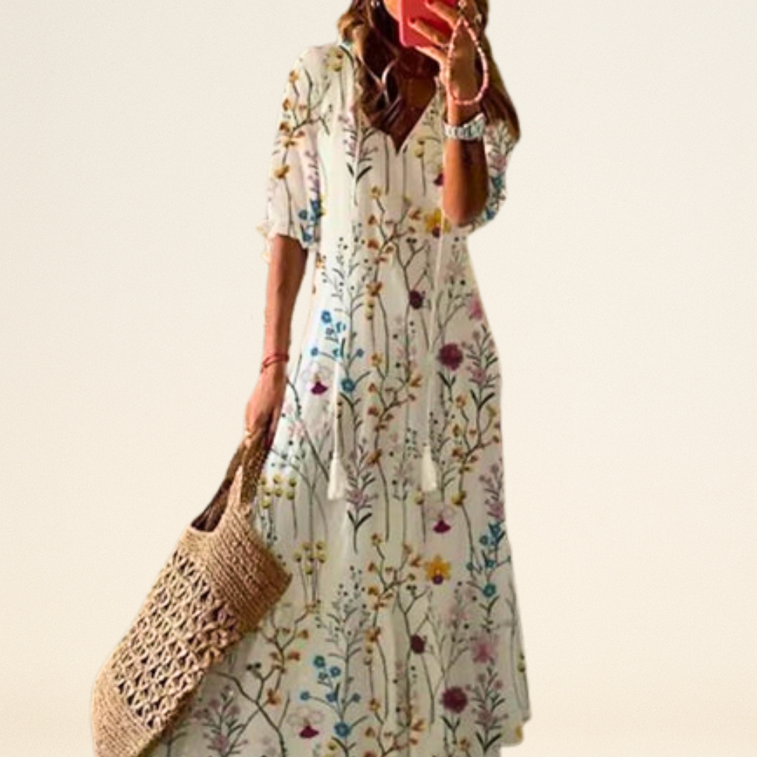 Yolly – Sukienka boho z nakryciem brzuszka