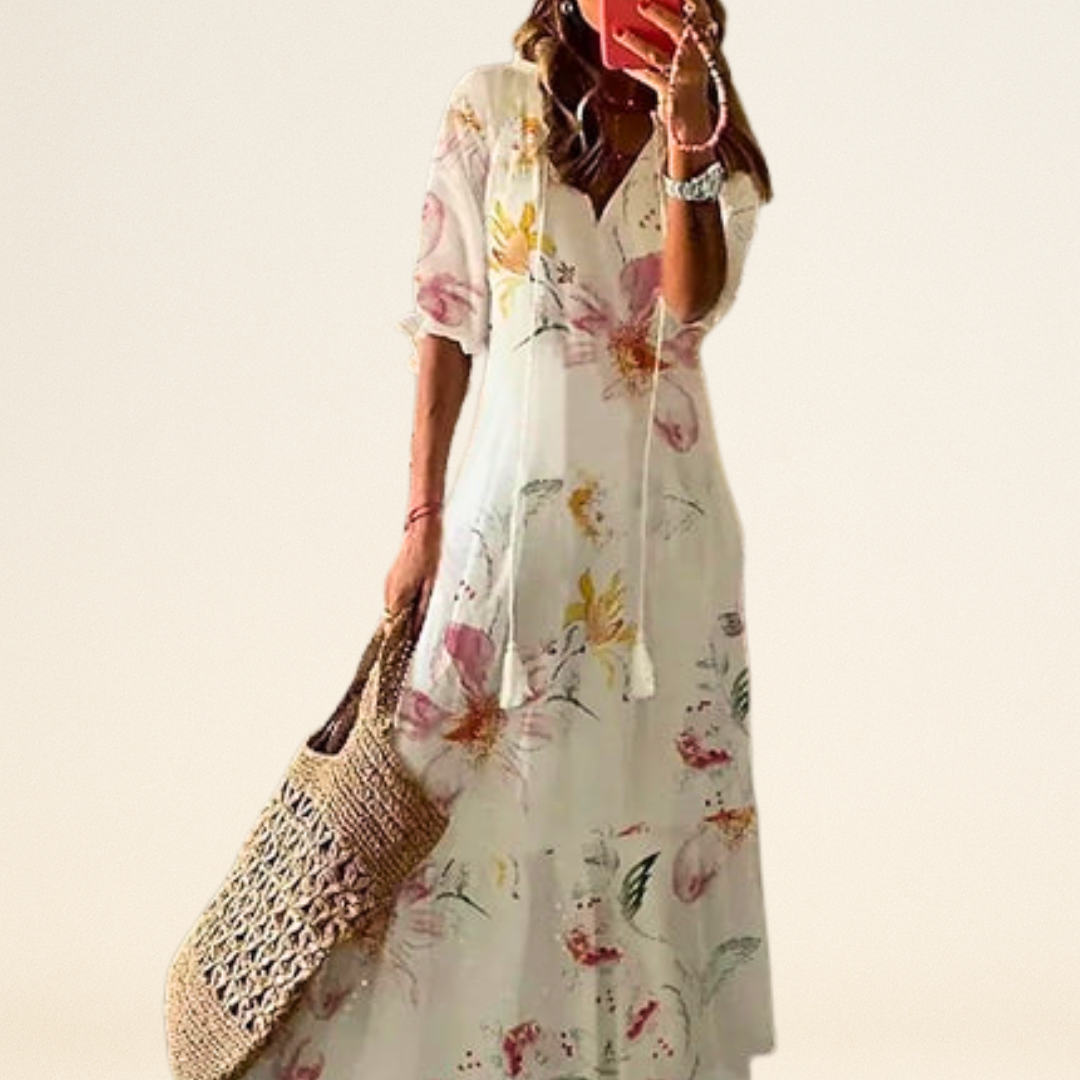 Yolly – Sukienka boho z nakryciem brzuszka