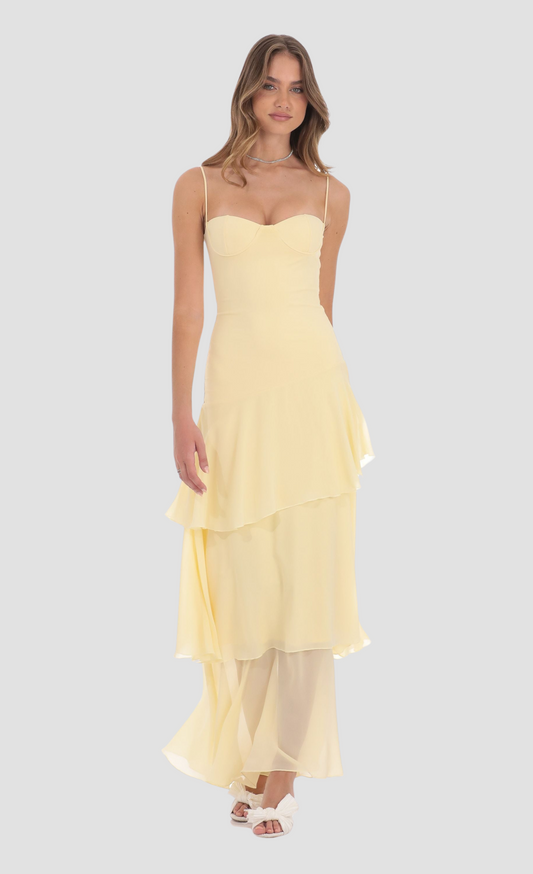 Solea Ruffle - Sukienka Maxi