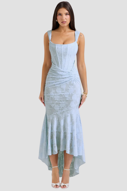 Koronkowa sukienka maxi Casandra
