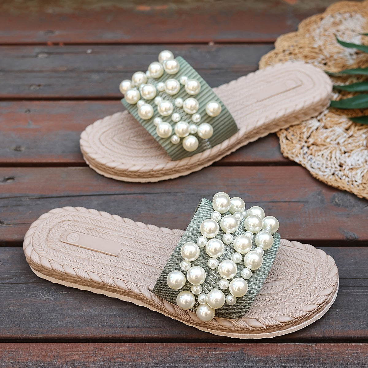 Perlina – Perłowe Płaskie Buty