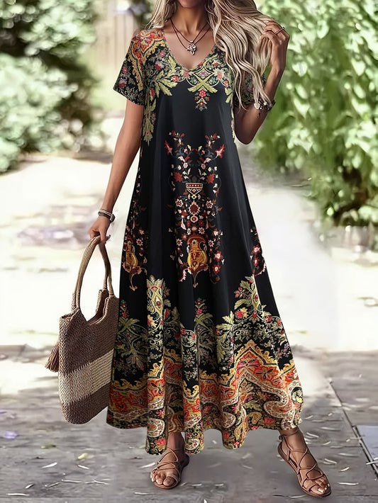 Antonina – Sukienka Maxi W Stylu Boho