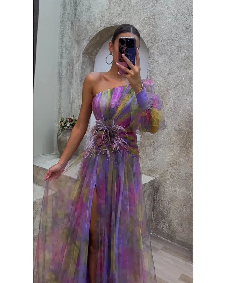 Kehlani | Elegancka sukienka maxi