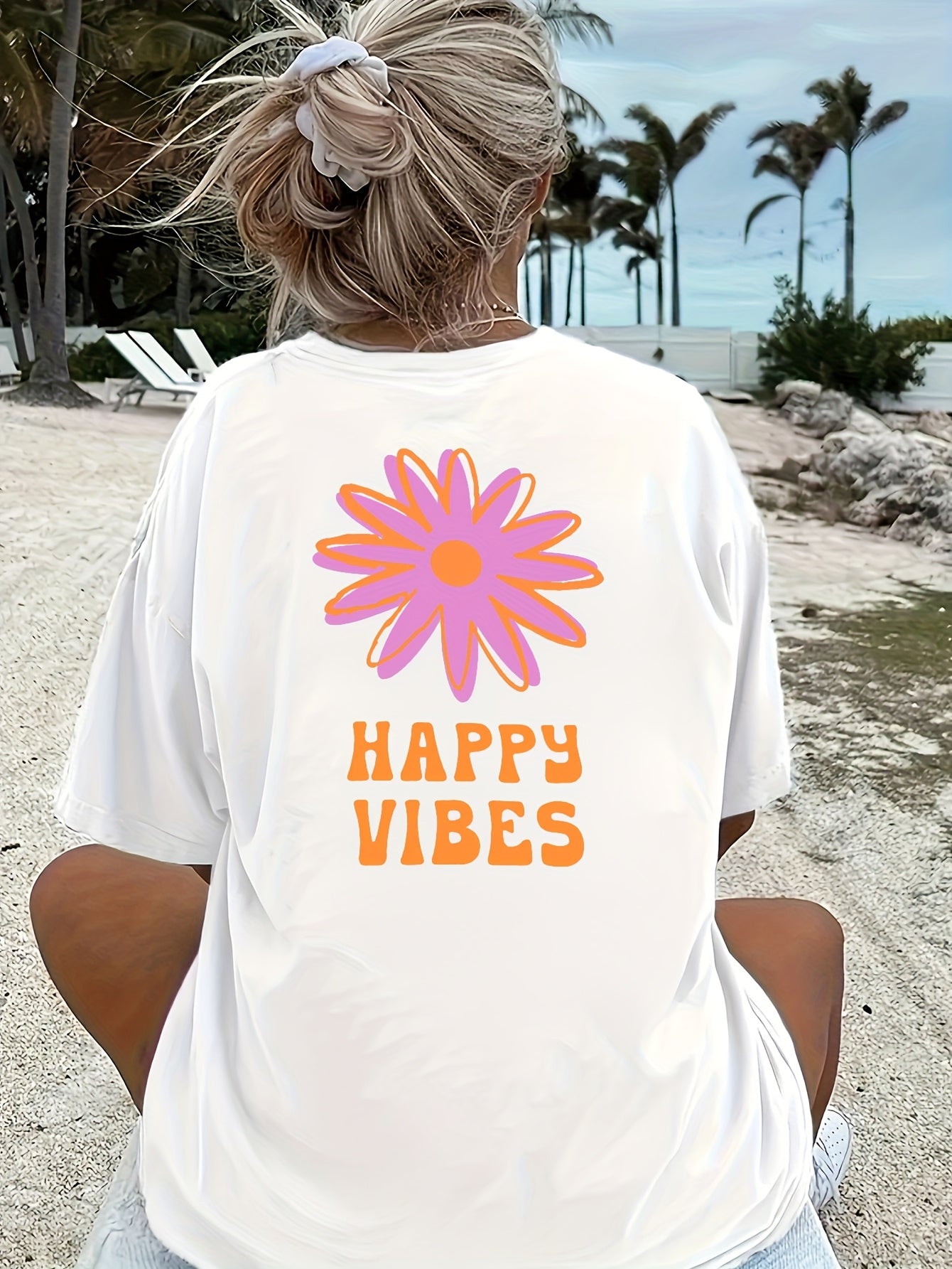 Natalia - Koszulka Happy Vibes