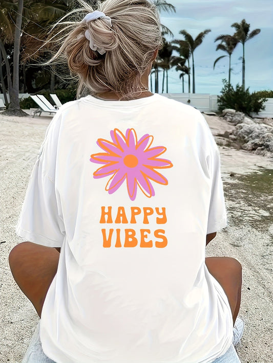 Natalia - Koszulka Happy Vibes