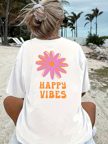 Natalia - Koszulka Happy Vibes
