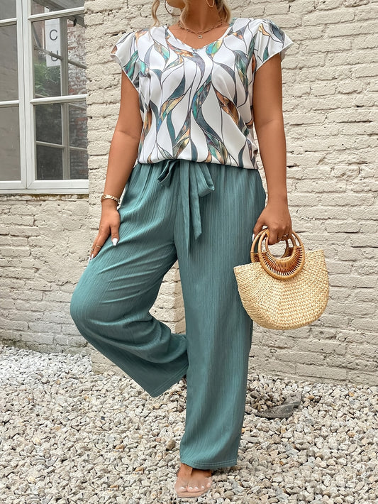 Lidia - Letni Zestaw Francuski Plus Size