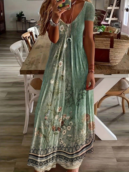 Barbara – Sukienka Maxi Z Kieszeniami