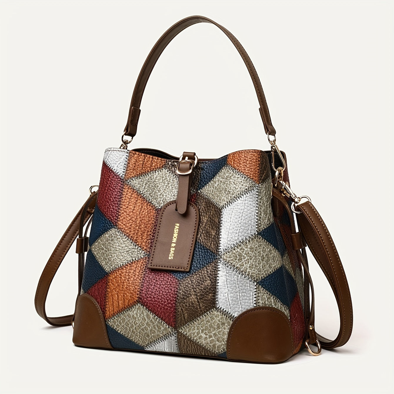 Renata - Torba Wiaderko Patchwork