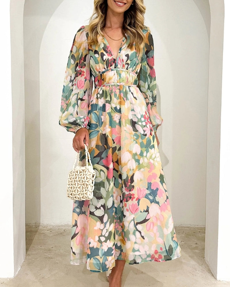 Elvira - Sukienka maxi boho chic