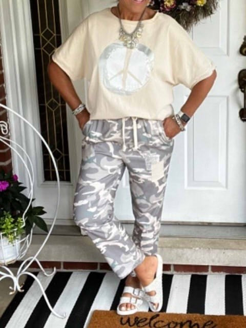 Zestawy plus size z kardiganem i topem