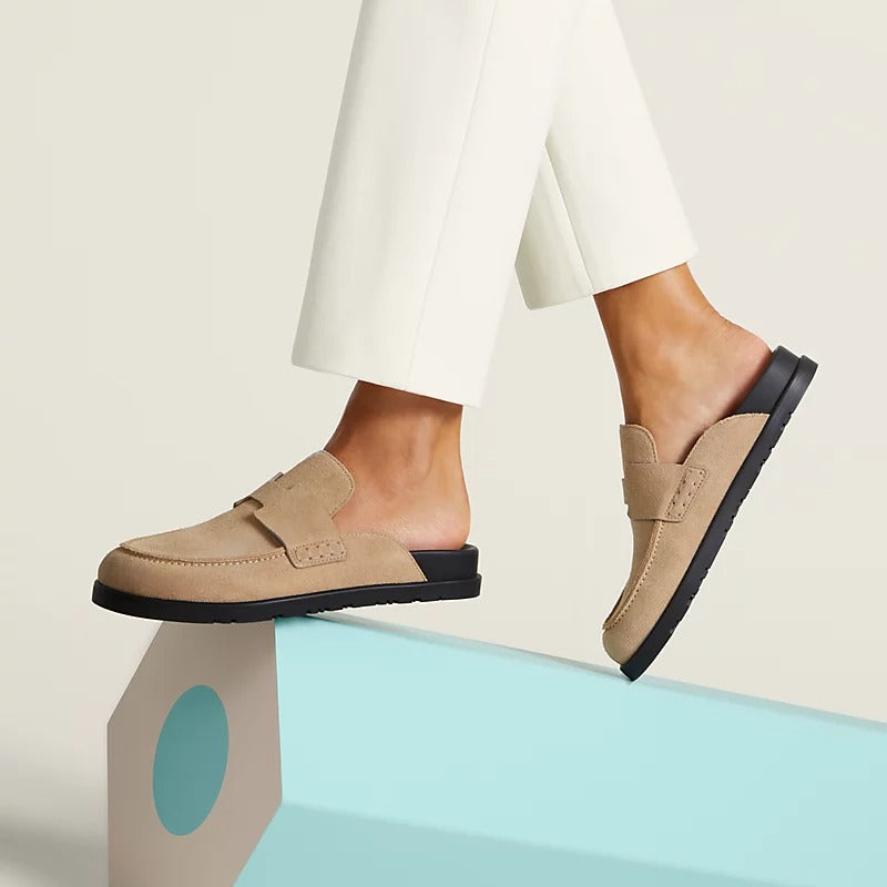 DANUTA | Eleganckie mule z zamszu