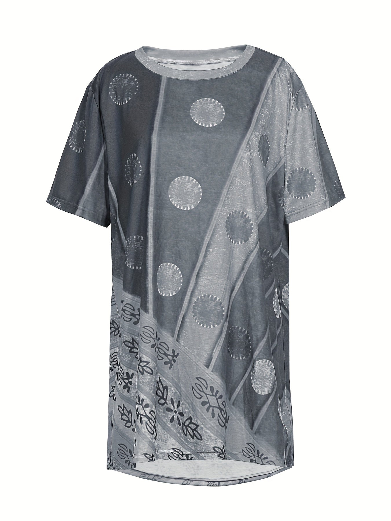 Helena – Plus Size Boho Top Z Kwiatami