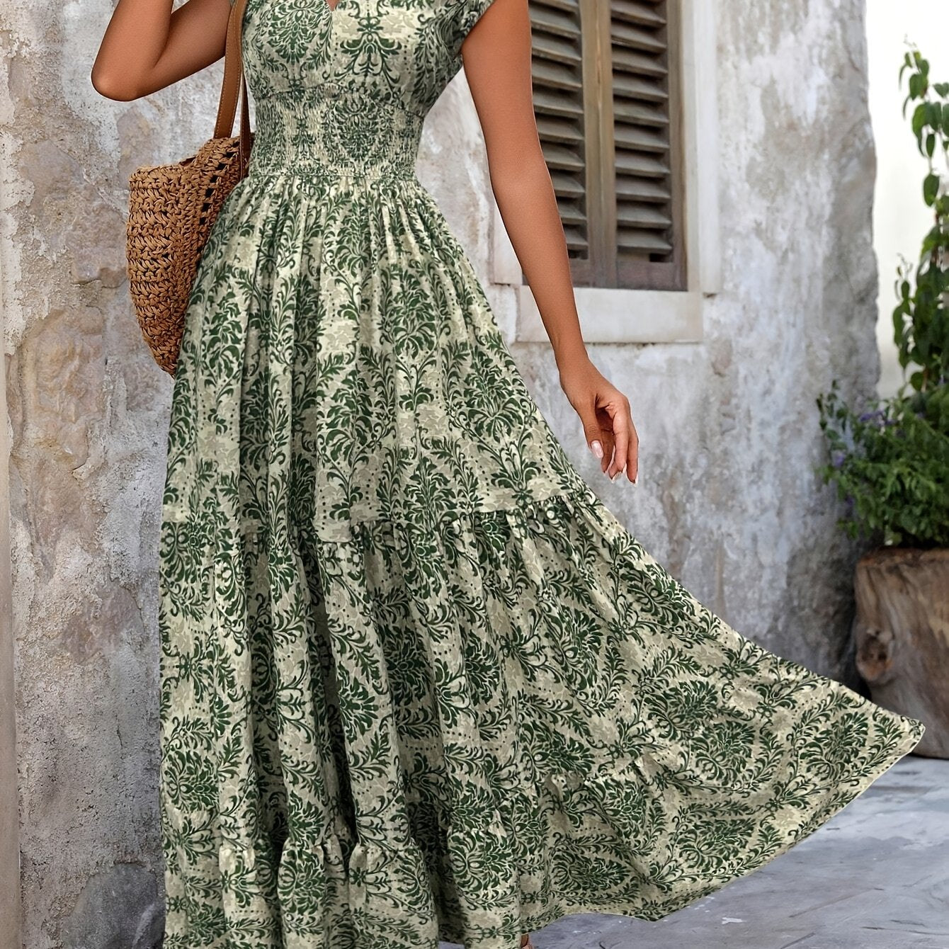 Natalia / Kwiatowa Sukienka Maxi