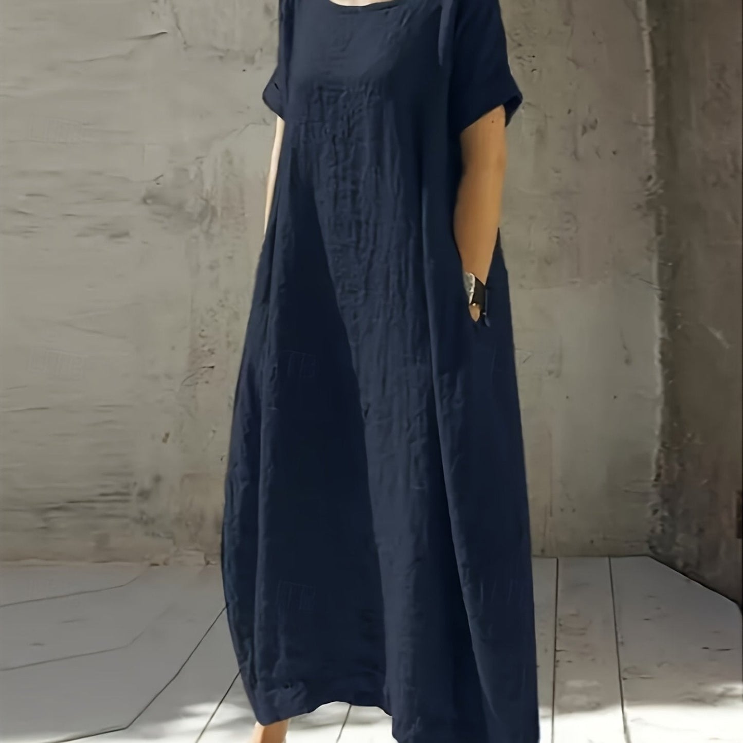 Jolanta – Niebieska Sukienka Maxi