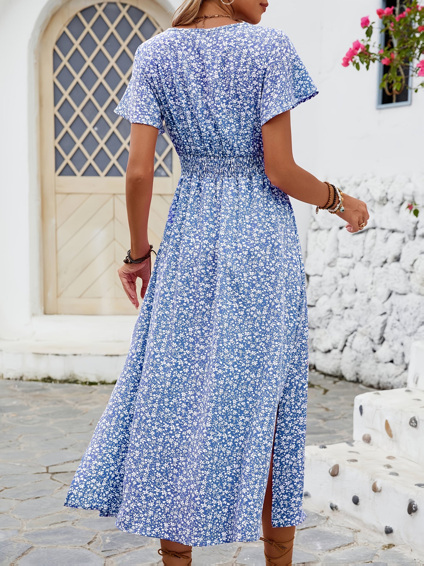 Sara / Kwiatowa Sukienka Maxi