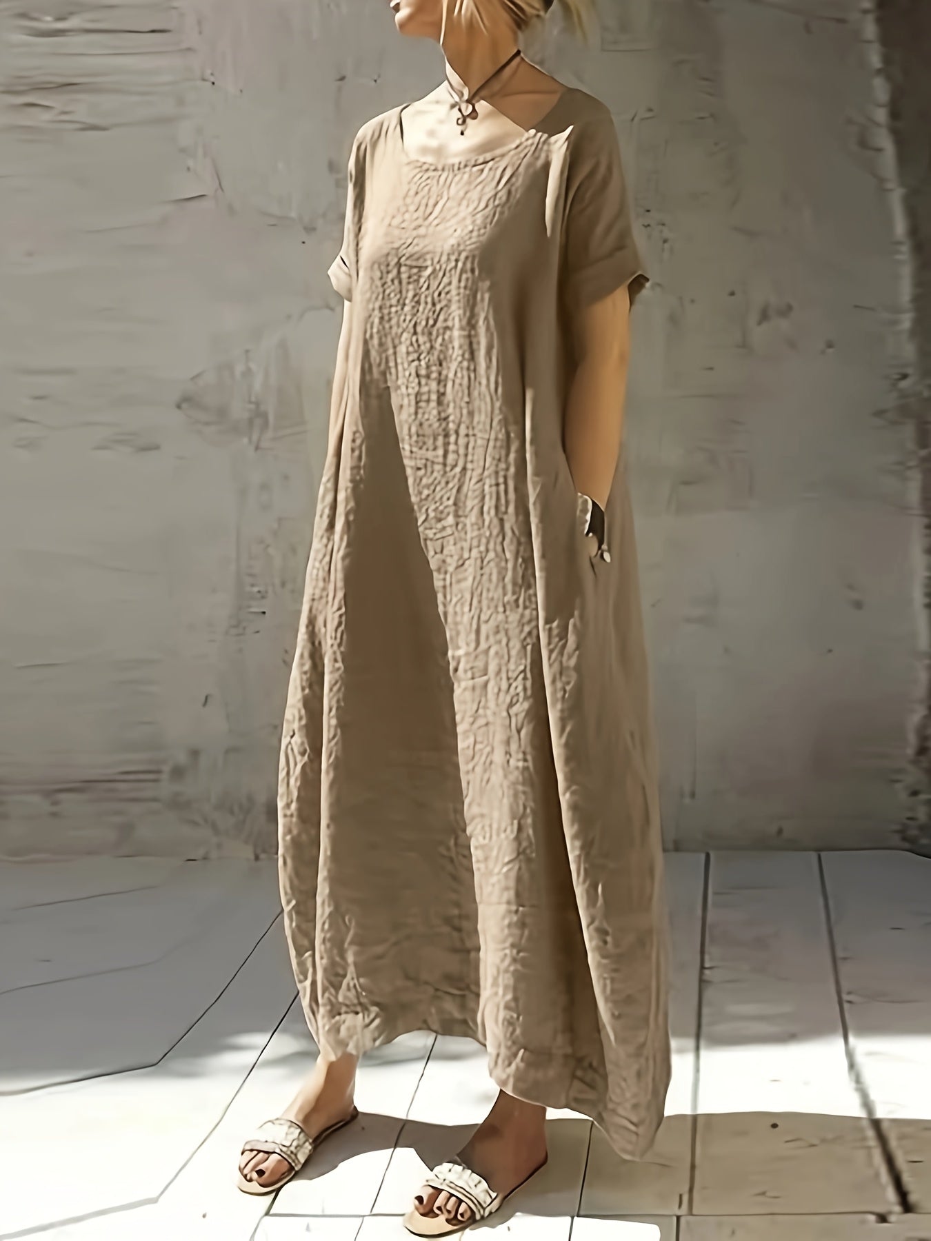 Jolanta – Niebieska Sukienka Maxi