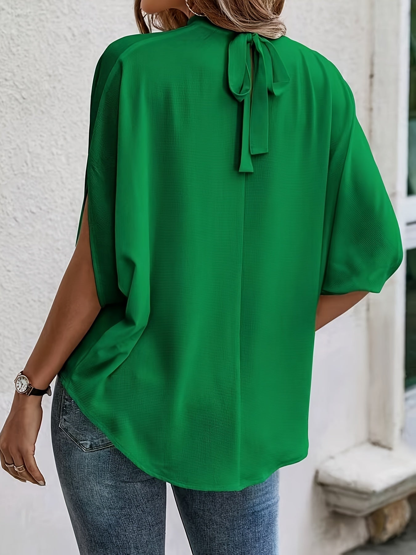Danuta – Bluzka Z Rękawami Batwing