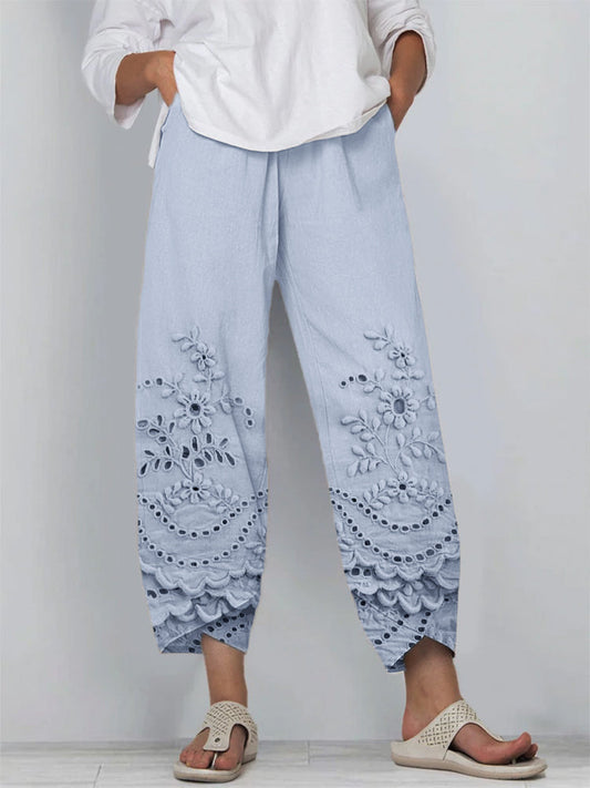 Żaneta – Legginsy z nadrukiem inspirowanym koronką