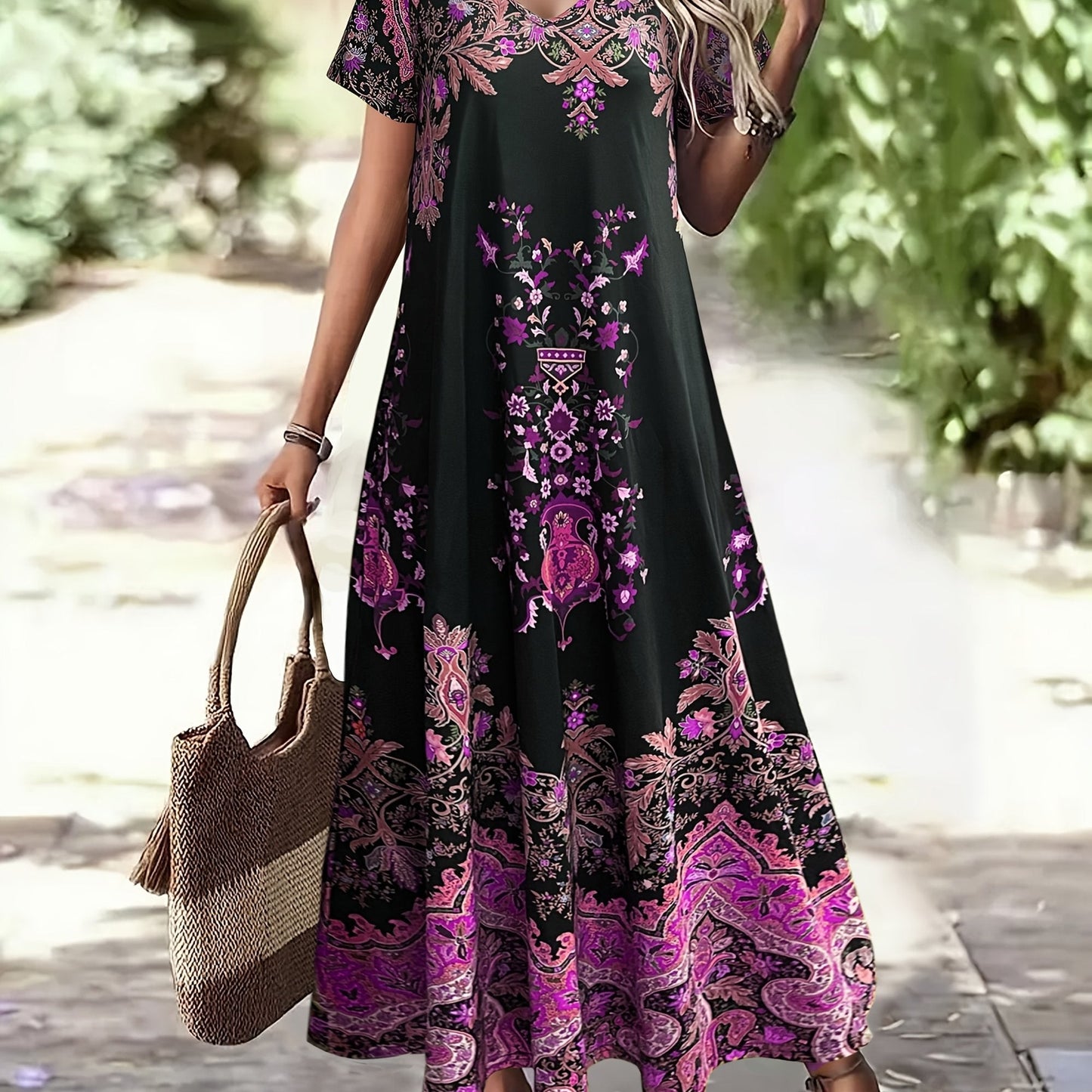 Antonina – Sukienka Maxi W Stylu Boho