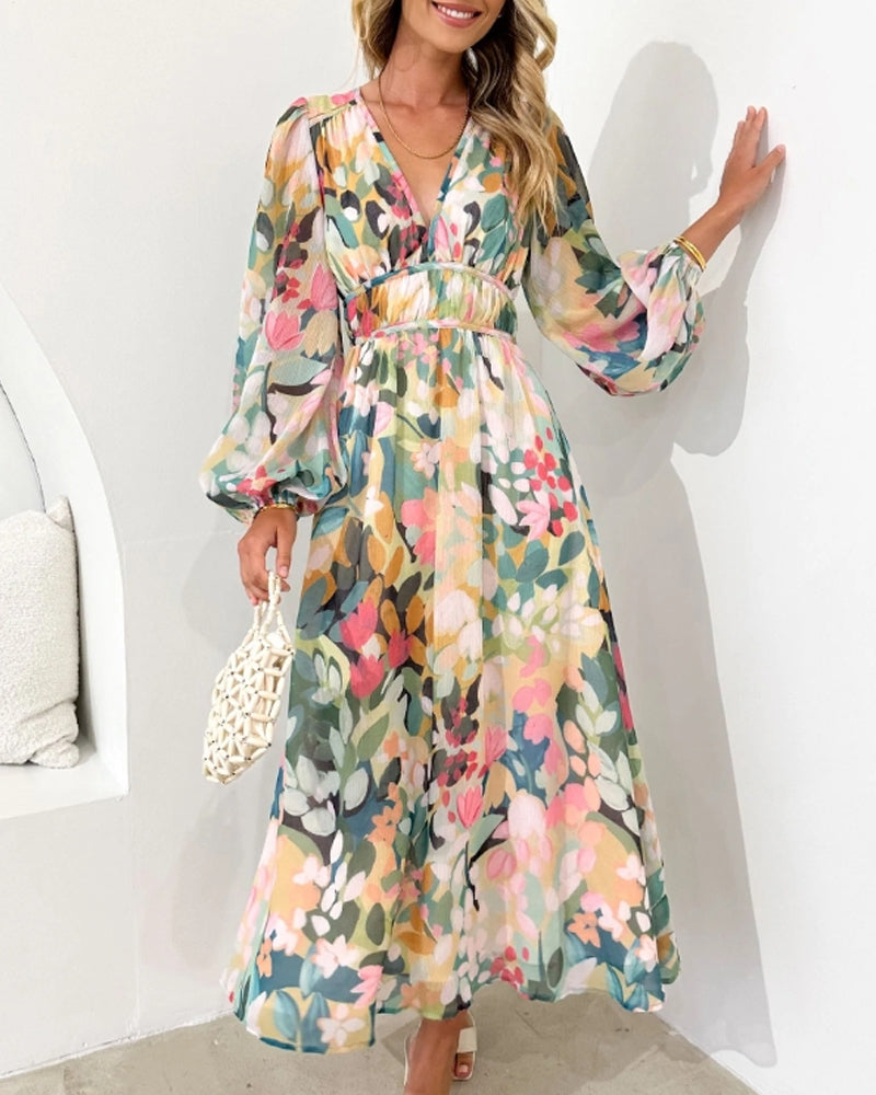 Elvira - Sukienka maxi boho chic