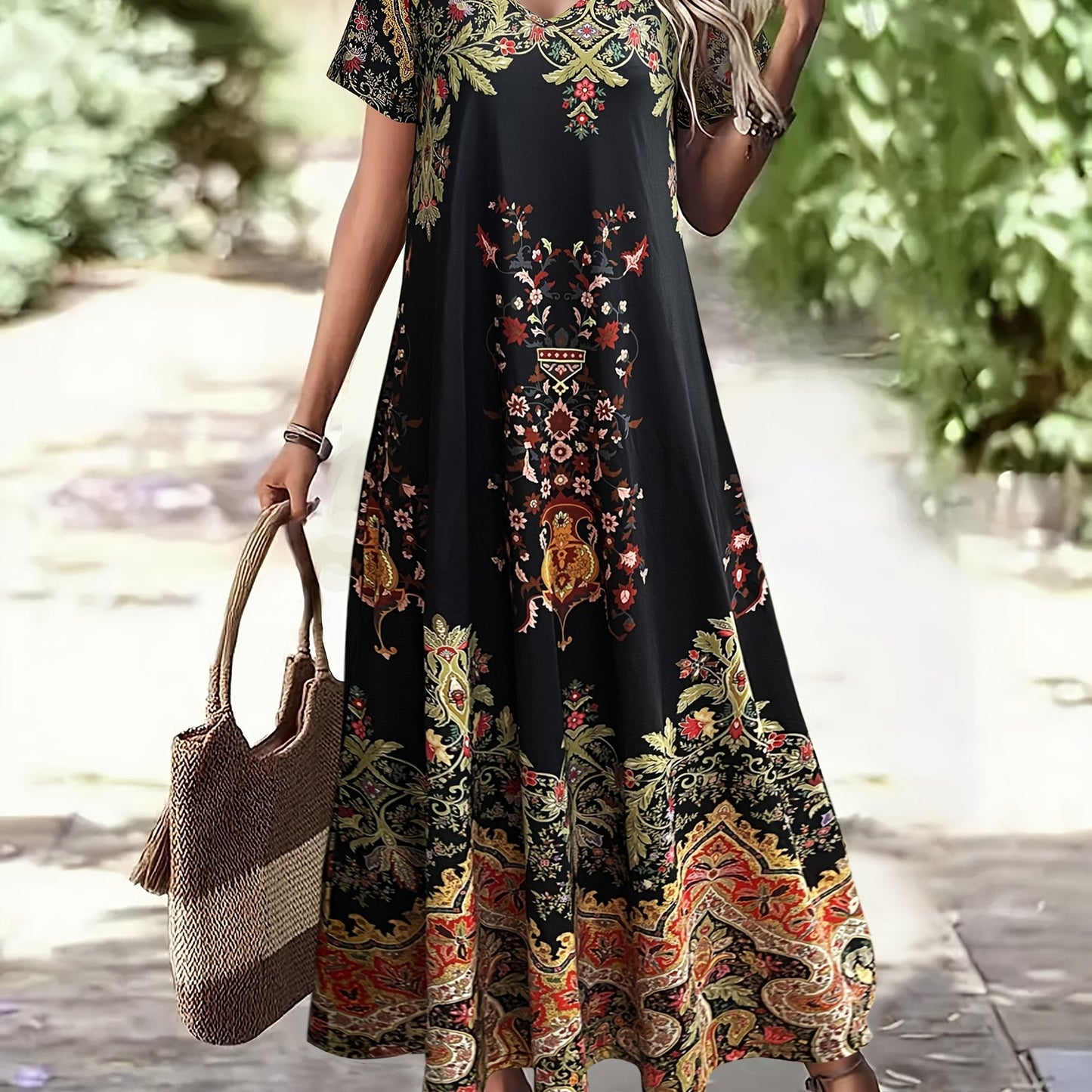 Antonina – Sukienka Maxi W Stylu Boho