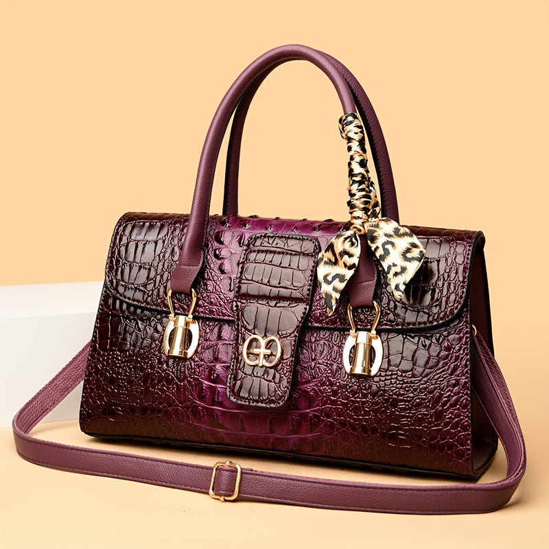 Matylda - Torebka Krokodylowa Magnetyczna