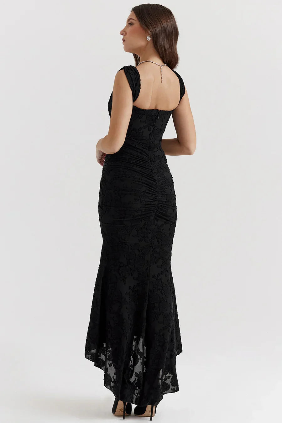 Koronkowa sukienka maxi Casandra