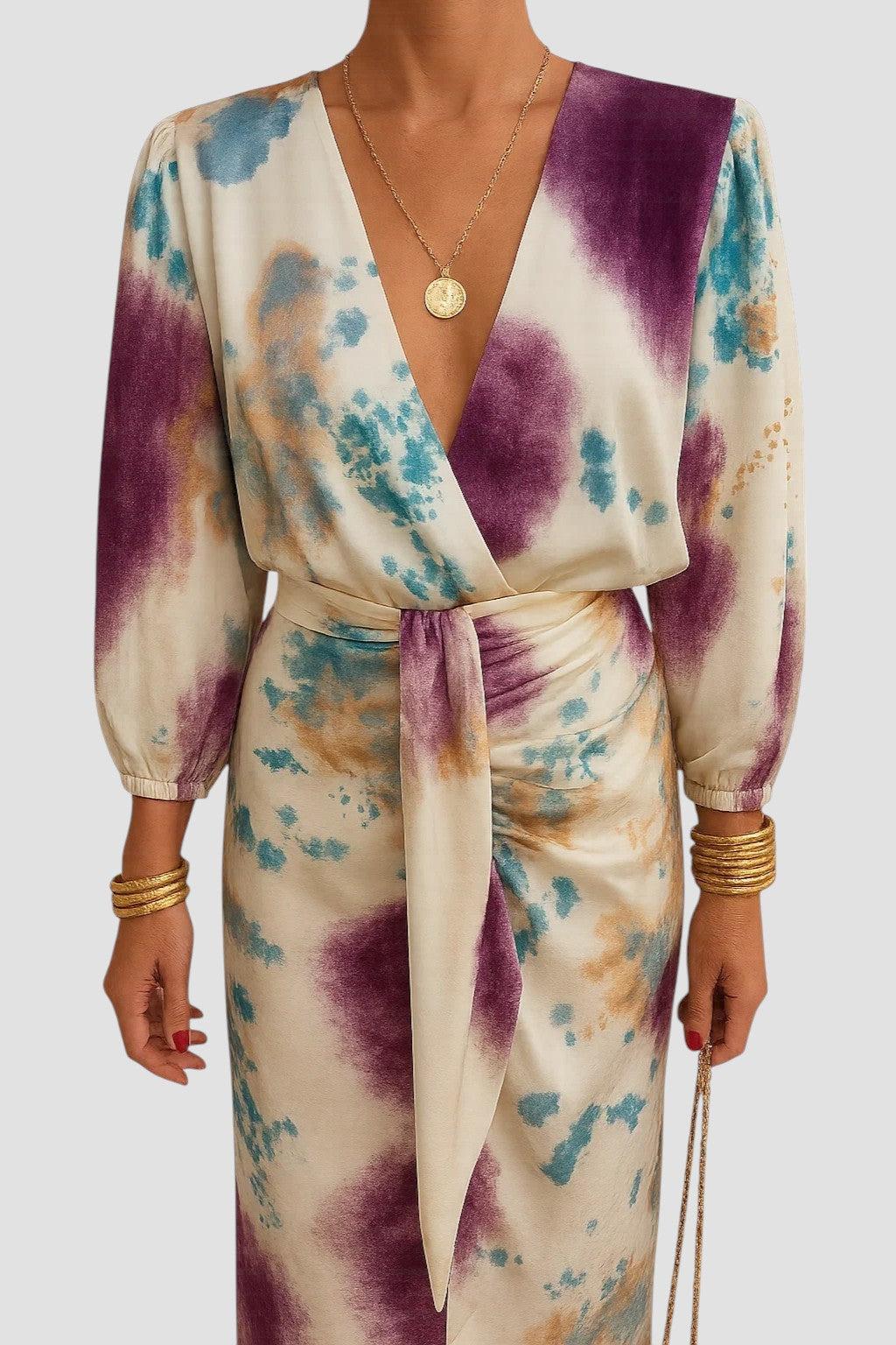 Larissa - Komplet w kwiaty