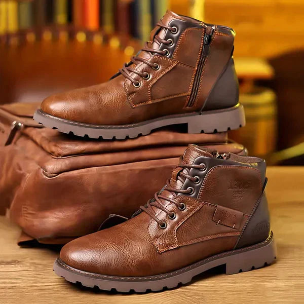 Jethro | Buty z surowej skóry