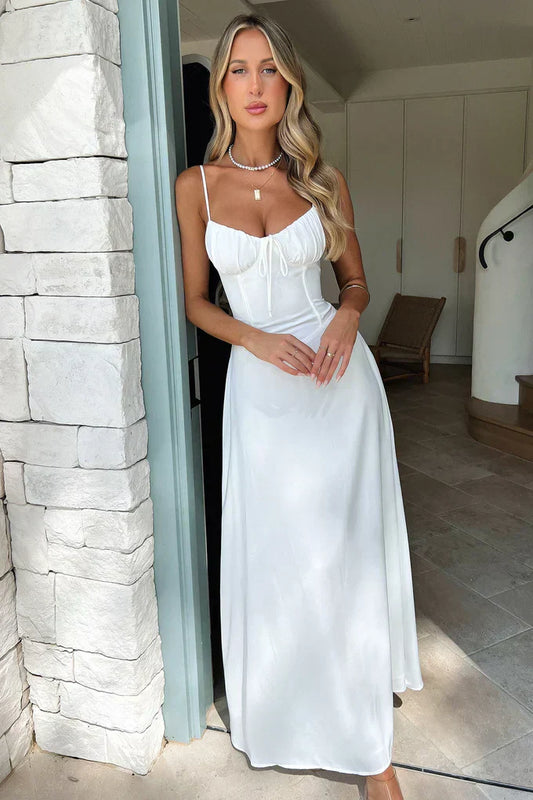 Evelina | Dopasowana Sukienka Bez Rękawów