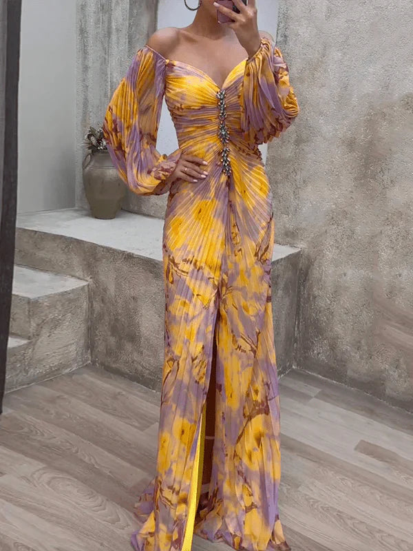 Margo - Elegancka sukienka z dekoltem w serek