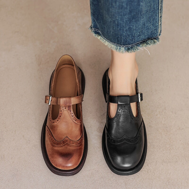 Adelajda / Eleganckie Skórzane Buty