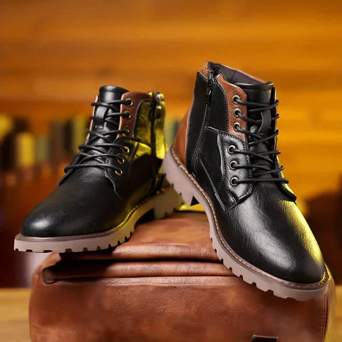 Jethro | Buty z surowej skóry