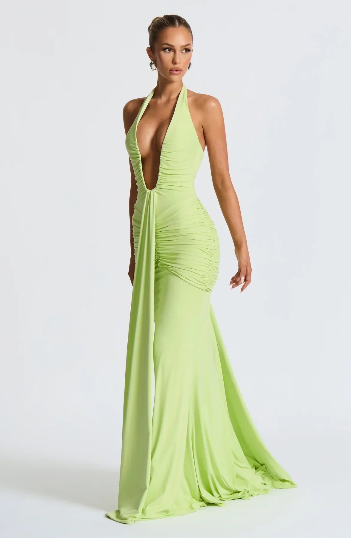 Sukienka maxi z satyny Daisy