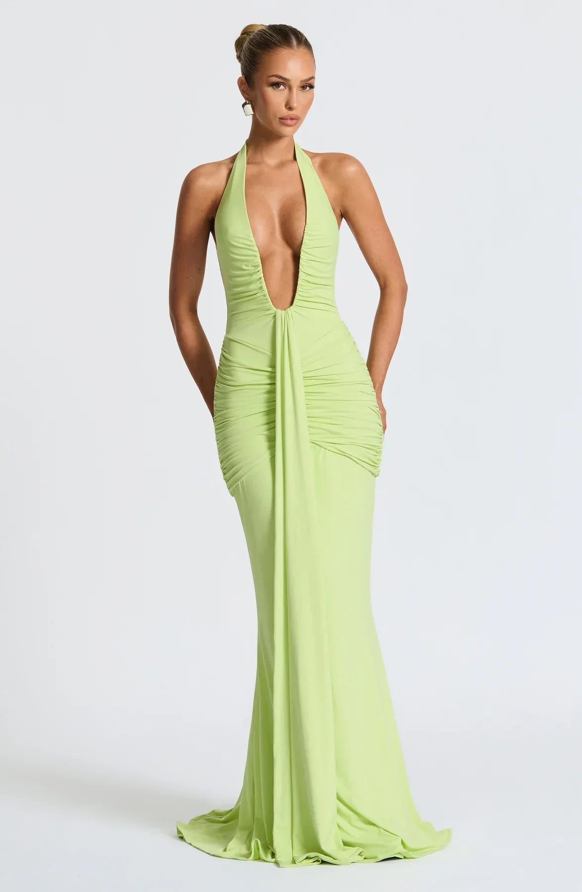 Sukienka maxi z satyny Daisy