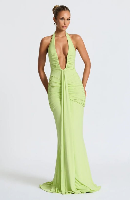 Sukienka maxi z satyny Daisy