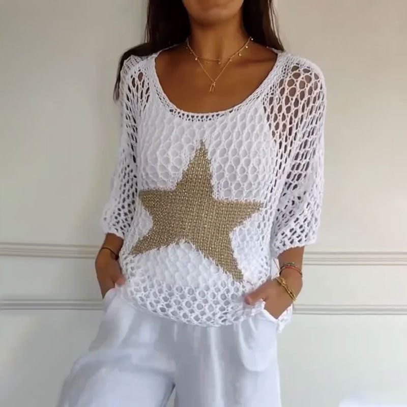 Wanda | Gwiezdny Sweter z Dzianiny