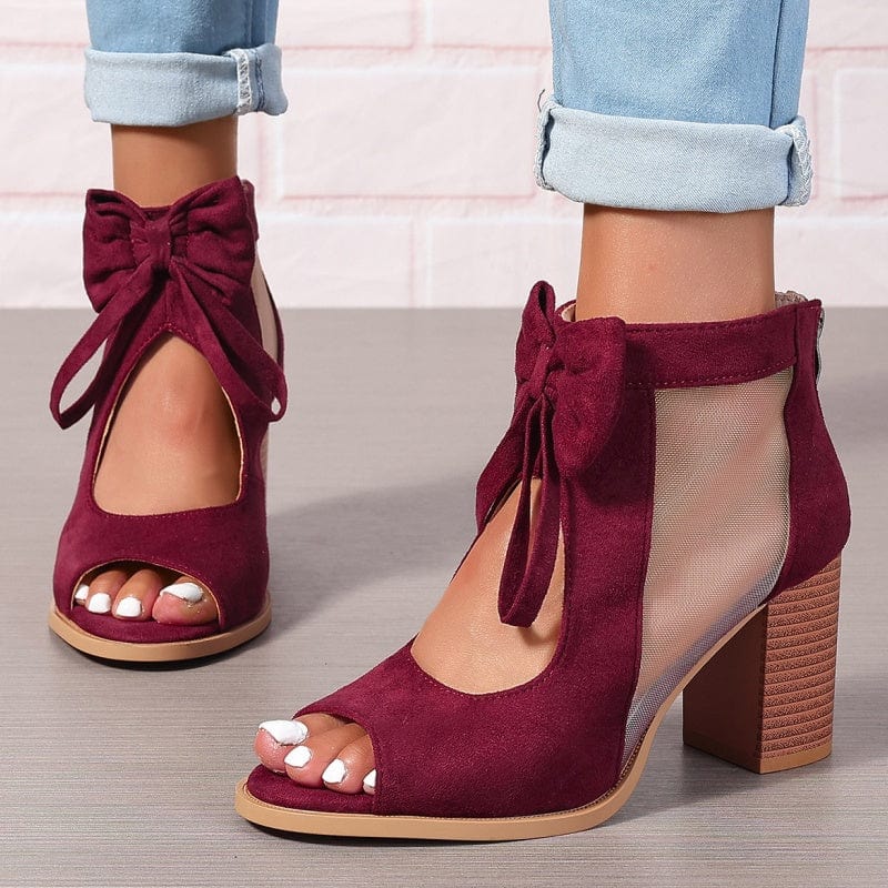 Buty na obcasie Lunette Bow