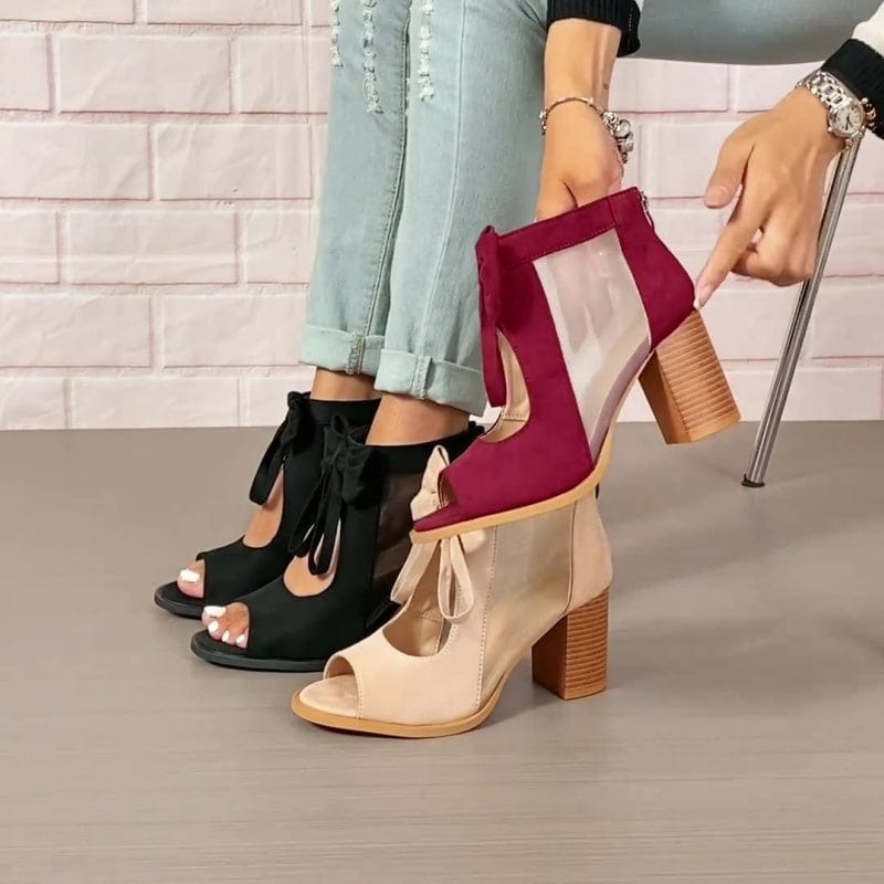Buty na obcasie Lunette Bow