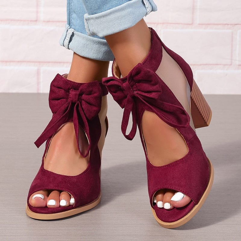 Buty na obcasie Lunette Bow