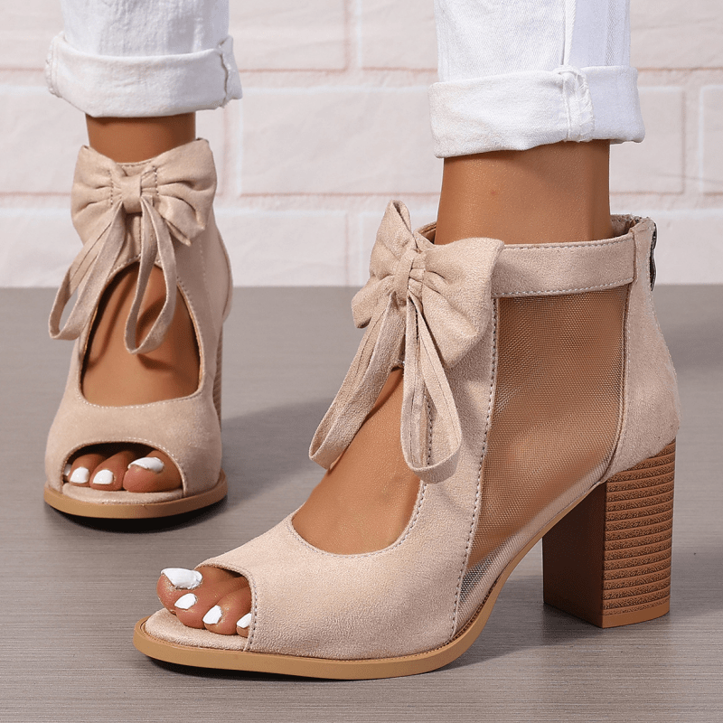 Buty na obcasie Lunette Bow