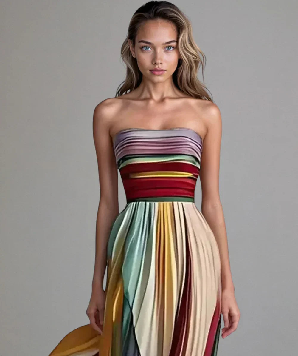 Azja | Sukienka maxi w stylu casual premium