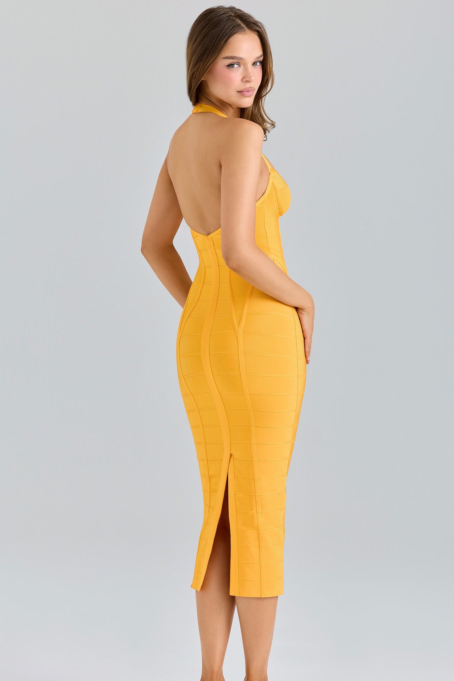 Sukienka midi Annelise Curve Sculpt z bandażem