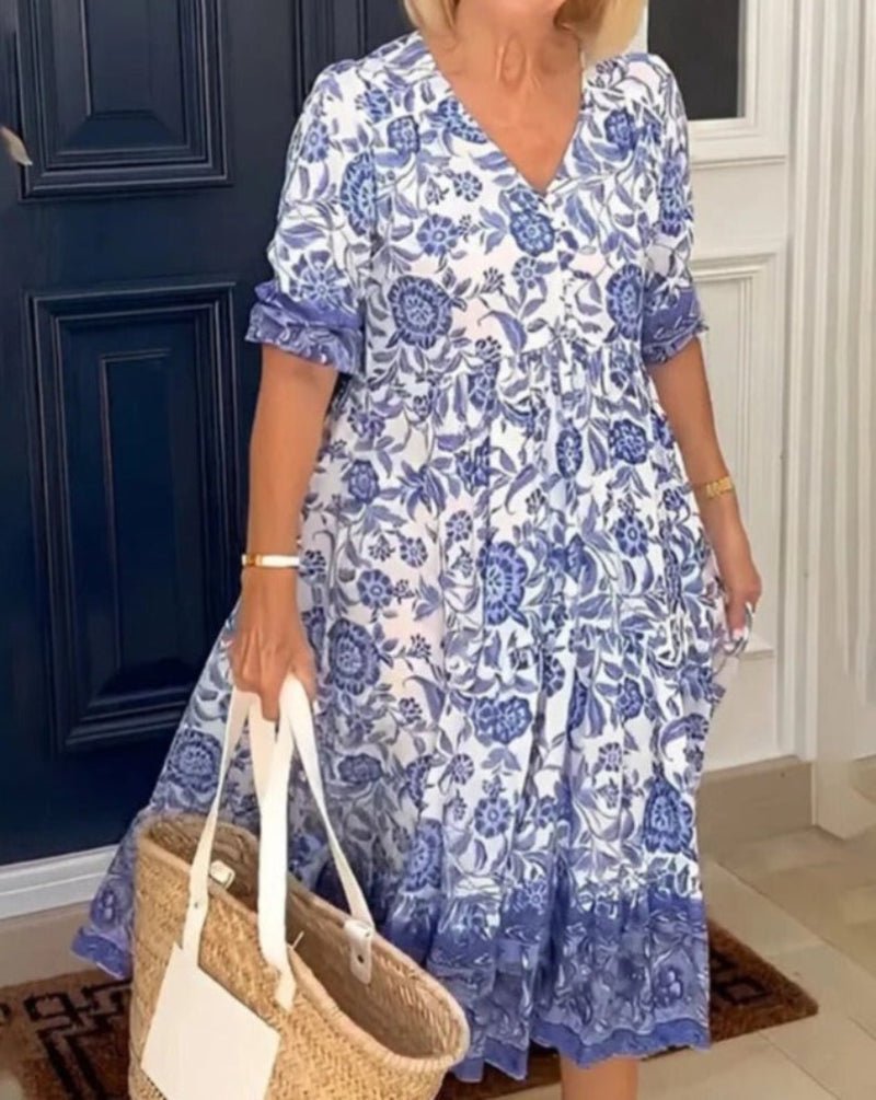 Krystyna™ | Elegancka i wygodna letnia sukienka