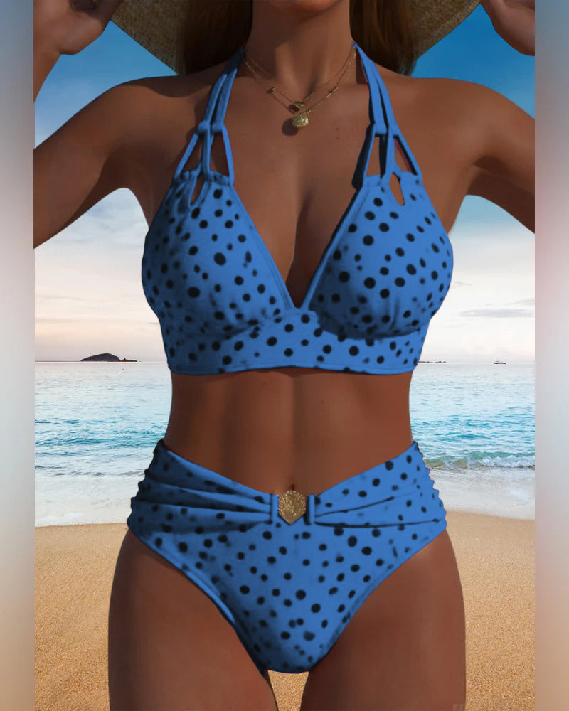 Seksowne bikini w stylu tweedowym