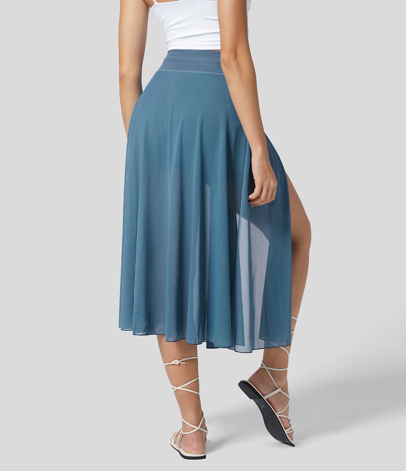 Spódnica midi 2 w 1 Livia