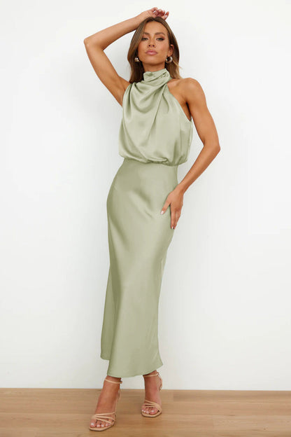 Valeria™ | Sukienka maxi z dekoltem halter